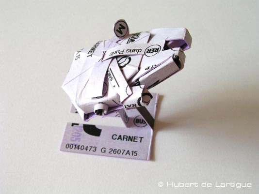 The TIE Fighter - Original Star Wars Origami designs created by